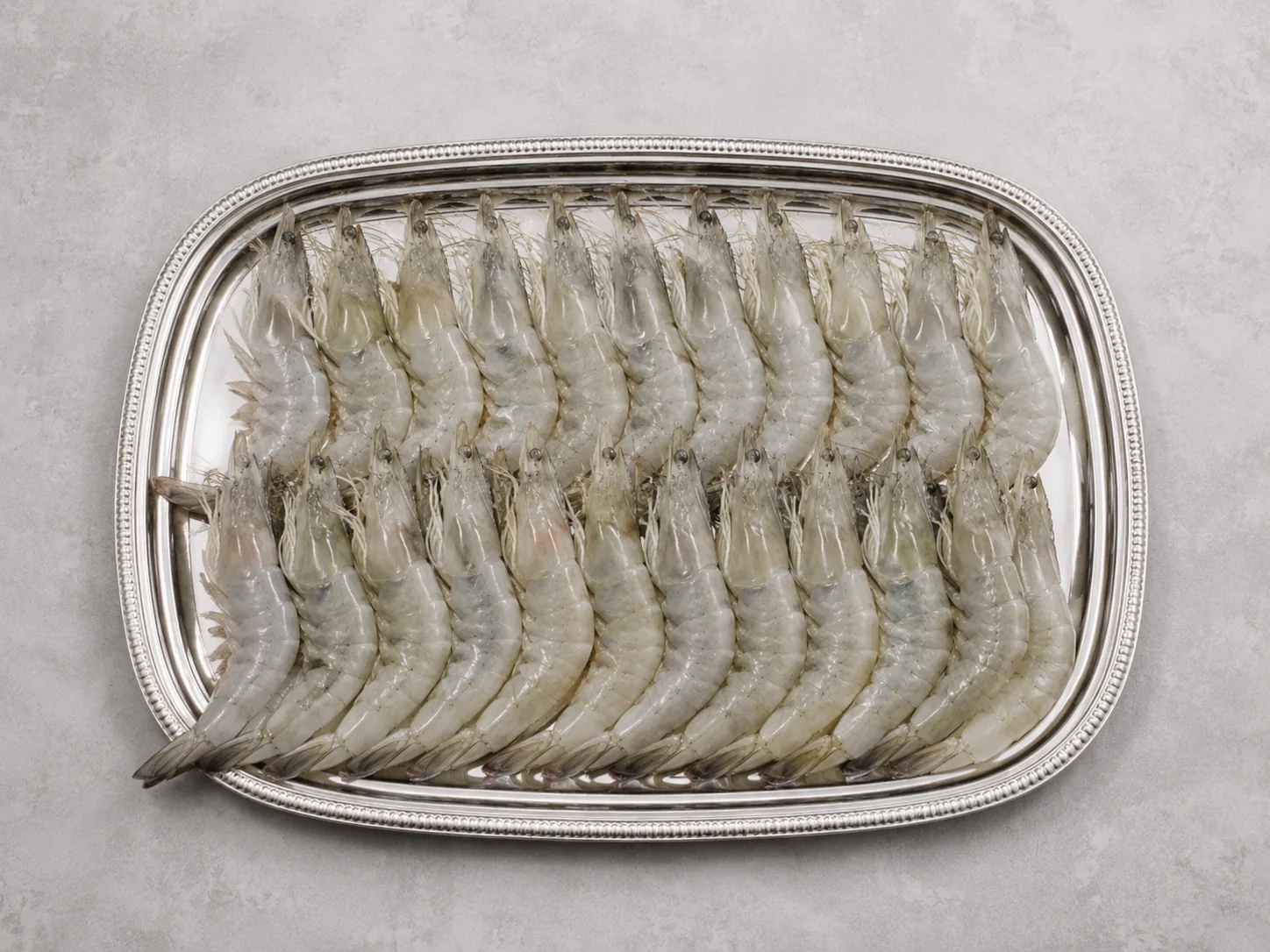 Crevettes Vannamei entières, tête & carapace (HOSO)